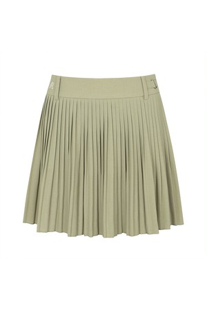 잔플리츠 포켓 변형 스커트 LIGHT KHAKI (WOMAN)