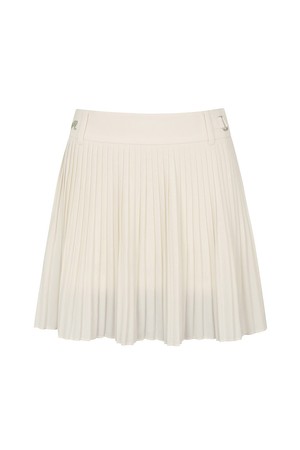 잔플리츠 포켓 변형 스커트 OFF WHITE (WOMAN)