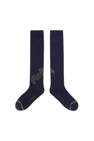 여성 언발란스 로고 니삭스 NAVY (WOMAN)_NAVY-a