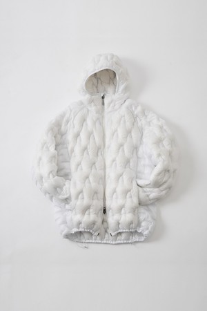 하프돔(HALFDOME) 경량 구스다운 후드자켓 WHITE