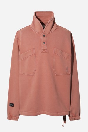 페이드 워싱 반집 아노락 (PINK)