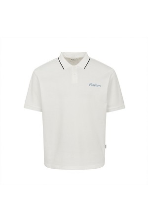 코튼 폴리 버킷 폴로티셔츠 OFF WHITE (MAN)_WHITE-a