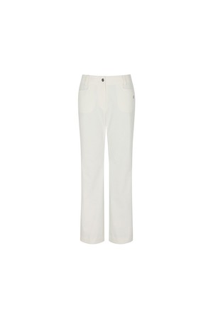 슬림핏 부츠컷 팬츠 OFF WHITE (WOMAN)_WHITE-a