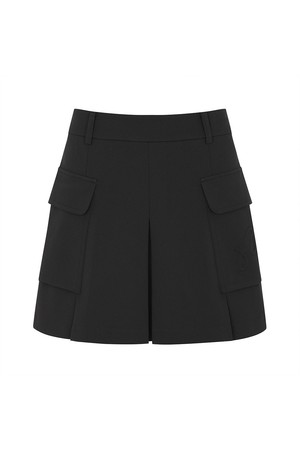 스티치 포인트 포켓 변형 스커트 BLACK (WOMAN)_BLACK-a