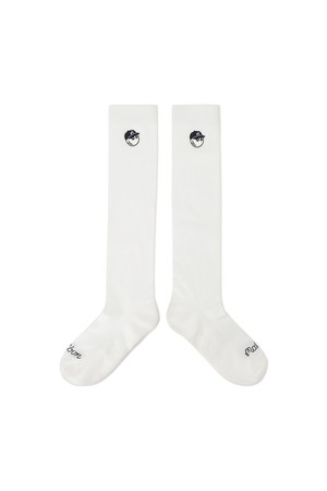 여성 버킷 와펜 베이직 니삭스 OFF WHITE (WOMAN)_WHITE-a