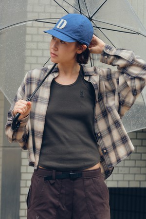 여성) 데일리 세미크롭 셔츠(MULTI)