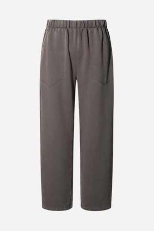 페이드 워싱 세미오버핏 팬츠(BROWN)