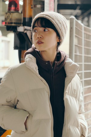 키노코 니트 비니 (BROWN)