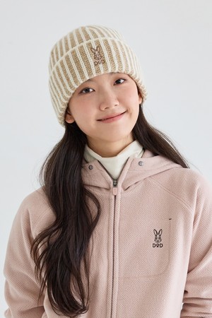 코지 방울 비니(IVORY DARK)