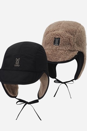 릿지 나일론 리버시블 트루퍼 캡(BLACK)