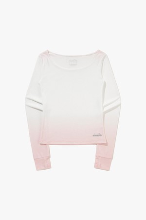 아틀리에 보트넥 긴팔 티셔츠 PINK