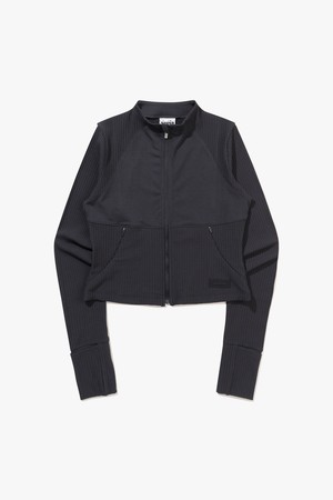 플로우 슬림 집업 자켓 CHARCOAL GREY