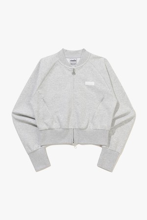 밸런스 스웻 집업 자켓 MELANGE GREY