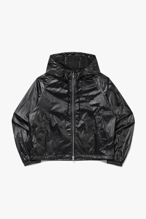 브라이트 후드 자켓 우먼 BLACK