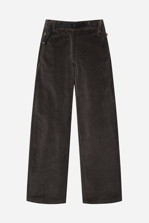 여성) 그레인필드 코듀로이 커브드 팬츠(BURGUNDY)
