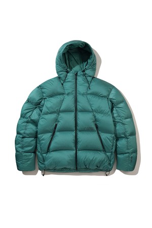 그랜드마더십 구스다운 후드자켓 BLUE GREEN