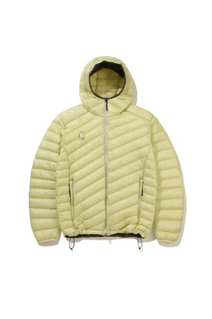 로사 경량 구스다운 후드자켓 LIGHT YELLOW