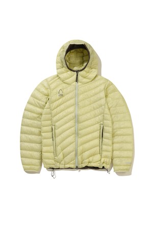 W) 로사 경량 구스다운 후드자켓 LIGHT YELLOW