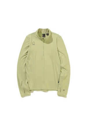 W) 맨던홀 폴라텍 파워그리드 하프집업 (슬림핏) SAGE GREEN