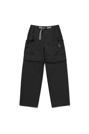 기가와트 컨버터블 팬츠(세미와이드핏) BLACK