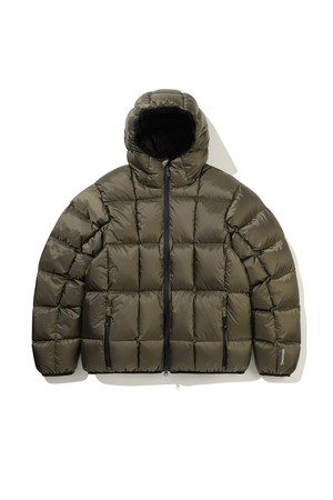 그랜비 구스다운 후드자켓 KHAKI BROWN