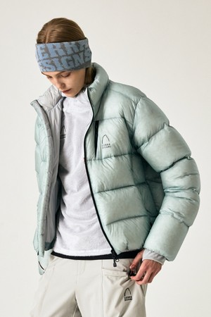 W) 뮤어 스탠드넥 구스다운 자켓 LIGHT GREY