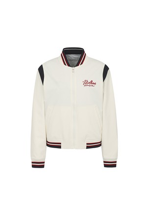 리버서블 스테디움 자켓 OFF WHITE (WOMAN)_WHITE-a