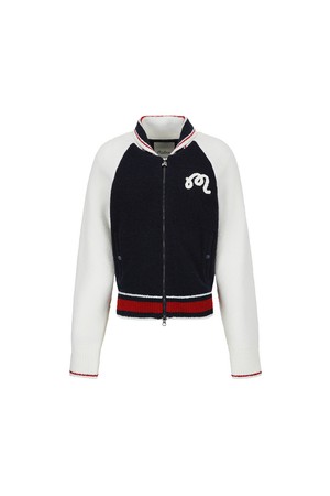 스타디움 테리 조직 오픈 가디건 NAVY (WOMAN)