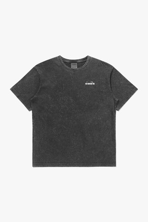 그래픽 피그먼트 다잉 반팔 티셔츠 CHARCOAL GREY