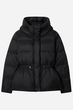 여성) 네스트 후드 다운 자켓(BLACK)