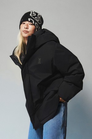 [쿄카 PICK] 가마보코 쉘터 미들 구스 다운 자켓(NAVY BLACK)