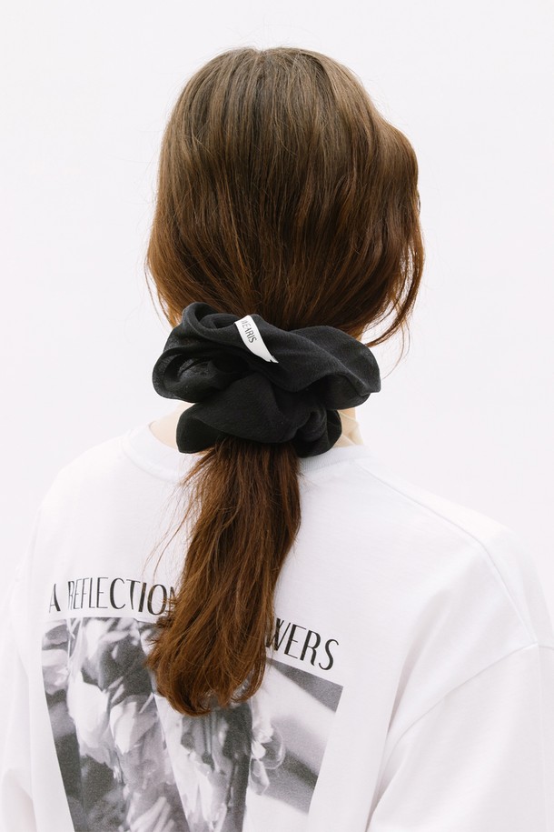 WEARIS - 헤어 ACC - See-through Scrunchie_3colors