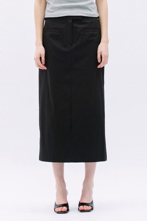 Low rise Classic Pencil Skirt_Black