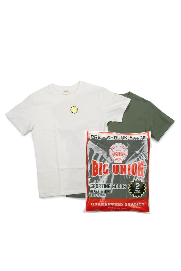 BIG UNION - 반팔티셔츠 - [BIG UNION] 19SS 2PACK T-Shirts