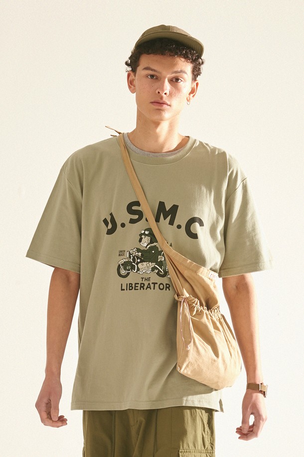 BIG UNION - 반팔티셔츠 - U.S.M.C T-Shirts