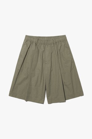 WIDE PINTUCK SHORTS