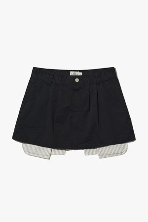 LOW-RISE CHINO SKIRT