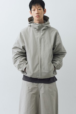 3D 후드 자켓 (라이트그레이)