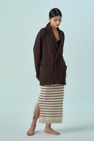 Metalic Stripe Skirt