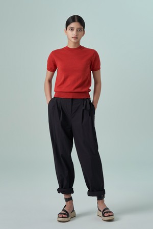 Women Ribbon Baggy Pants