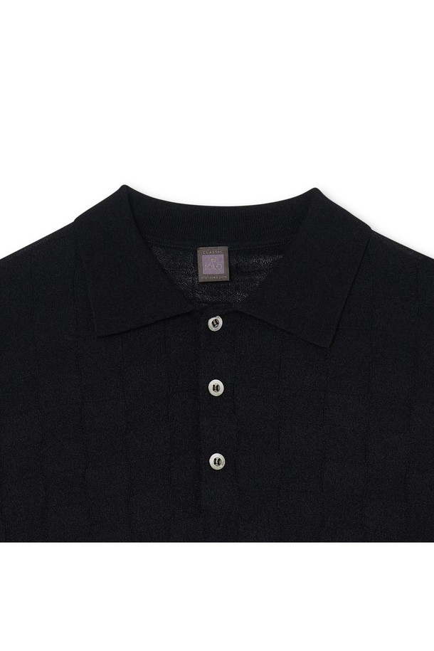 IOLO - 스웨터 - Square Boucle Half Collar