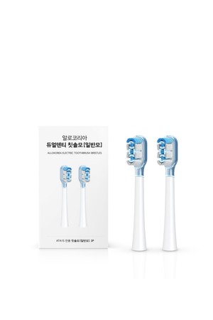 알로코리아 듀얼덴티 전동칫솔 ATA1S 전용 리필 칫솔모 2P