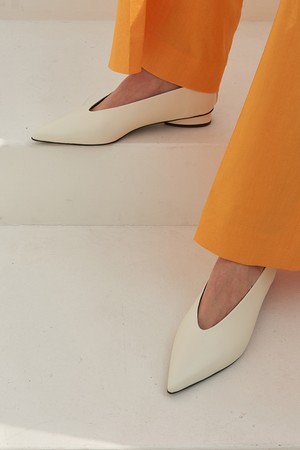 Lina Pumps Leather Ivory