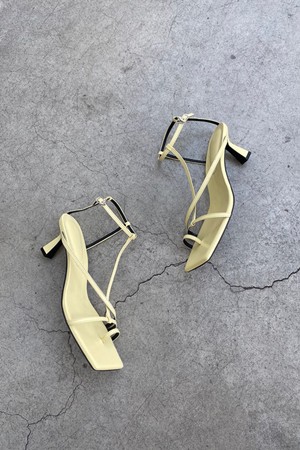 Didie Sandals Leather Lemon Yellow