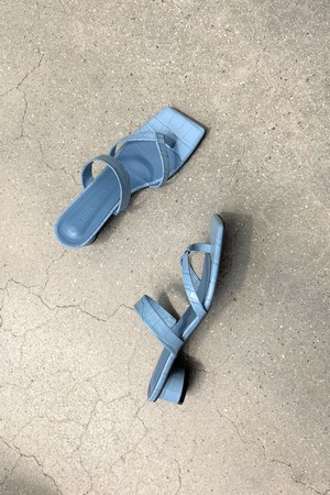 Mirabelle Sandals Leather Sky Blue Crocco