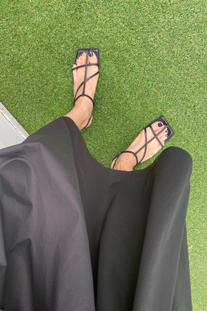 Yves Sandals Leather Black