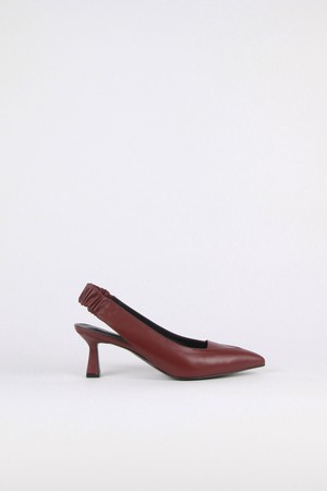 Nana Slingback Pumps Leather Wine