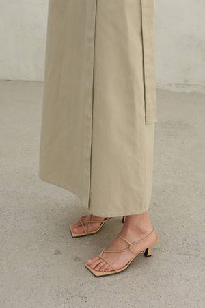 Serena Sandals Leather Beige