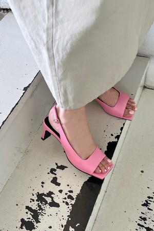 Audrey Slingback Sandals Pink