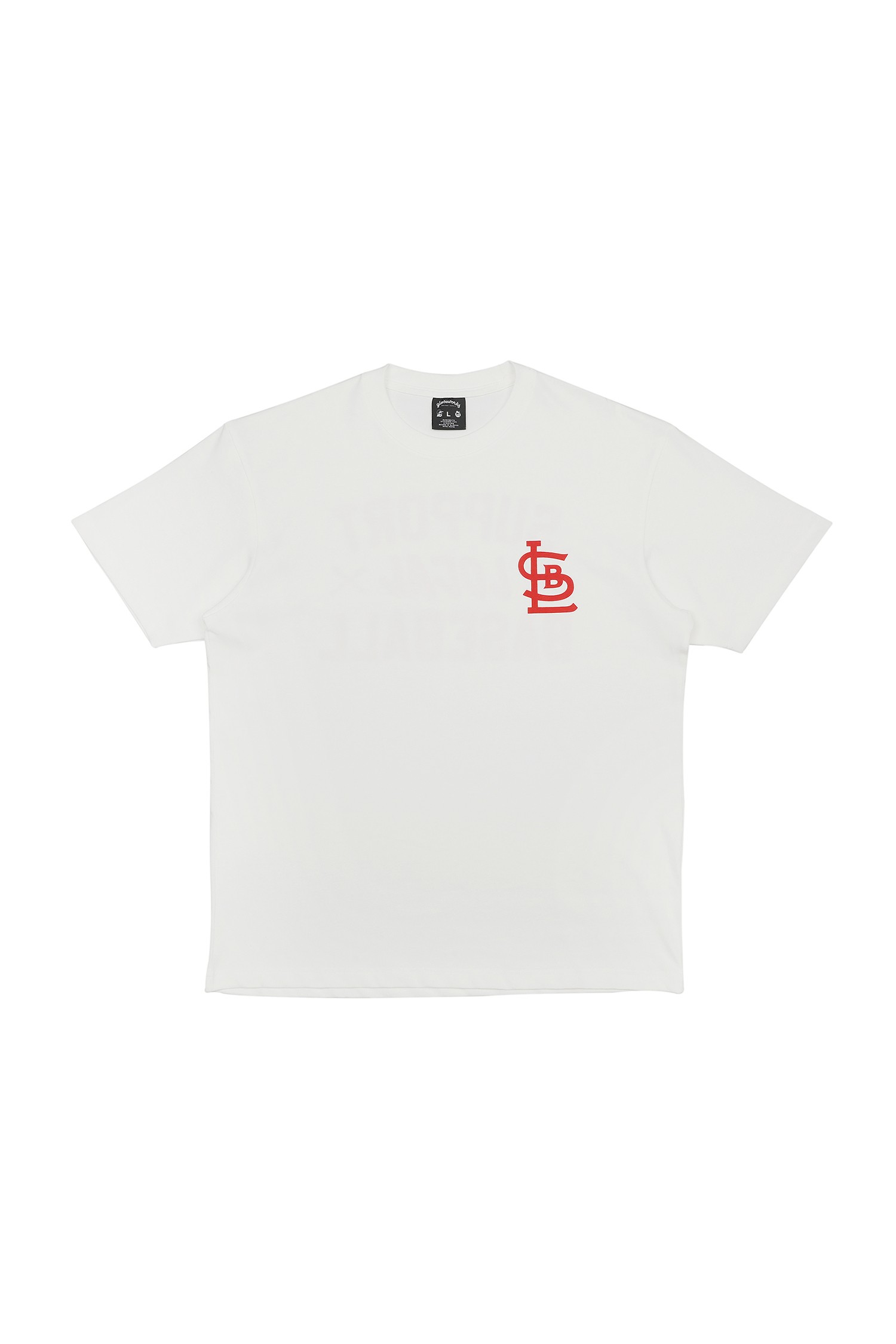 SLB Motto Screen Printed T-Shirt, White